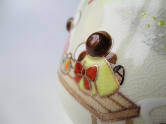 色絵 五山送り火茶碗 (紙箱)小手鞠窯 - 茶道具販売 栗林園