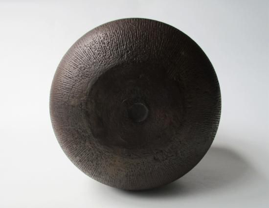 茶道具　釜師　畠春斎作　立俵釜　鉄釜　共箱　M　6614C 茶道具 釜師 畠春斎作 立俵釜 鉄釜 共箱 M 6614C - メルカリ