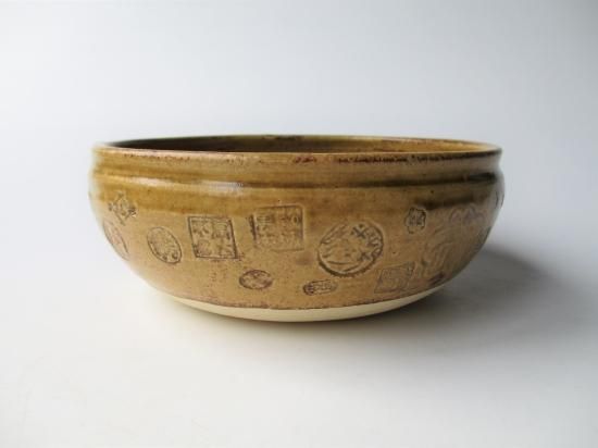 万古焼 絵唐津茶碗 (共箱)松古窯 佐久間芳丘 - 茶道具販売 栗林 万古焼 絵唐津茶碗 (共箱)松古窯 佐久間芳丘 - 茶道具販売 栗林