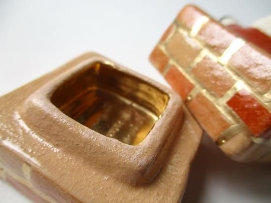 煙突サンタ香合 (紙箱)楽入窯 - 茶道具販売 栗林園