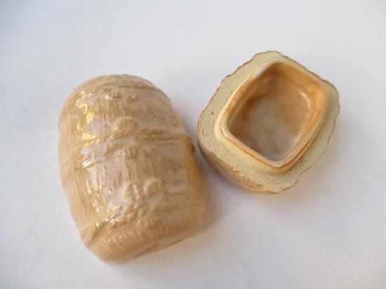 萩焼 俵香合 (共箱)十二代 田原陶兵衛 - 茶道具販売 栗林園