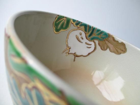 色絵 白蕪茶碗 (共箱)加藤永山 - 茶道具販売 栗林園
