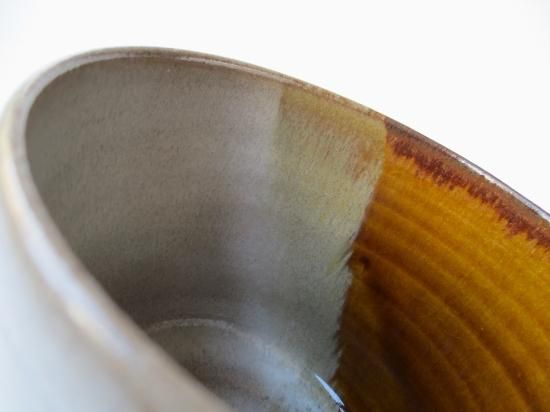 高取焼 掛分筒茶碗 (共箱)十三代 高取八仙 - 茶道具販売 栗林園 高取焼 掛分筒茶碗 (共箱)十三代 高取八仙 - 茶道具販売 栗林園