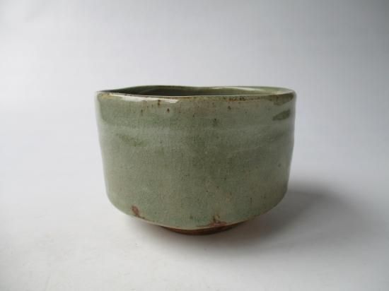 東大寺長老 清水公照自彫茶碗 円相 一輪清光 (共箱)龍窯 加藤舜