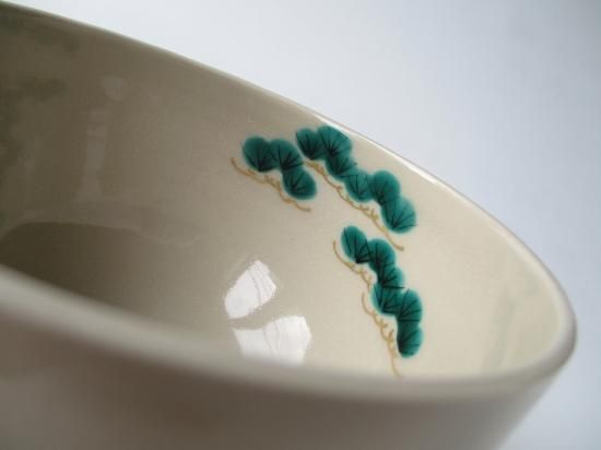 【茶道具】山本蓼造　色絵桜茶盌（共箱） 色絵 唐子茶碗 (共箱)山川巌 - 茶道具販売 栗林園