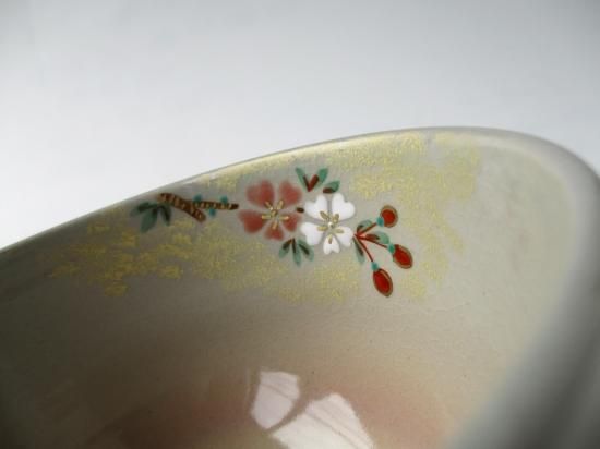 刷毛目 桜絵茶碗 (紙箱)中山喜白 - 茶道具販売 栗林園
