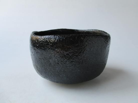 黒楽茶碗 (共箱)二代 谷古石香 - 茶道具販売 栗林園