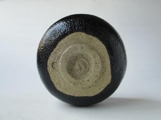 茶器/茶道具 抹茶茶碗】 黒楽茶碗 3代 渓古石香作（谷古石香作