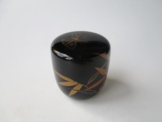 山中塗 蝶蒔絵大棗 (共箱)田中修 - 茶道具販売 栗林園