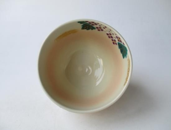 加藤起楽　筒茶碗　色絵　しだれ梅　茶道具 茶道具 抹茶茶碗 色絵茶碗 紅白梅 加藤起楽作 : 茶道具いまや