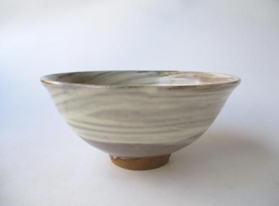 ys6936435; 作家物 刷毛目茶碗【道】 まちがい ys6936435; 作家物 刷毛目茶碗【道】 まちがい