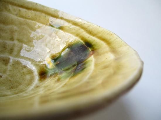 黄瀬戸 平茶碗 (共箱)初代 加藤春鼎 - 茶道具販売 栗林園