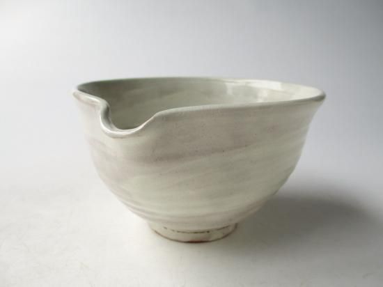 水差　粉引写　清和作　茶道具 茶道具 水指 水差し 萩焼き 粉引 高見世清光作 鞍見窯 共蓋 萩焼