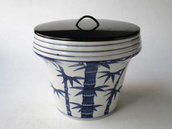 上作 岡田裕 作 萩灰被 籠小指 水指 蓋 表芳作 茶道具 共箱 共布