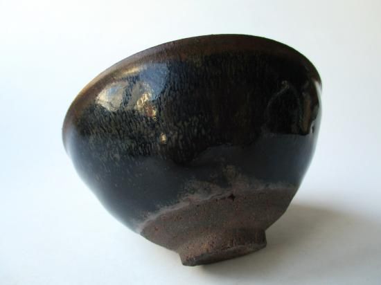 中国古玩 天目茶碗 口径12㎝ 東Y7-0603⭐︎2F 汲出し碗 天目 | 西川