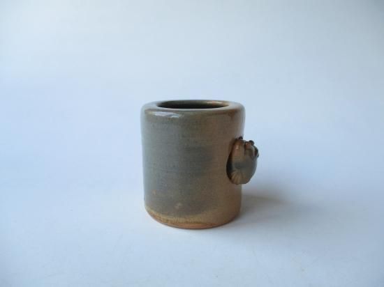 朝日焼 蟹蓋置 (共箱)華甲 十五代 松林豊斎 - 茶道具販売 栗林園