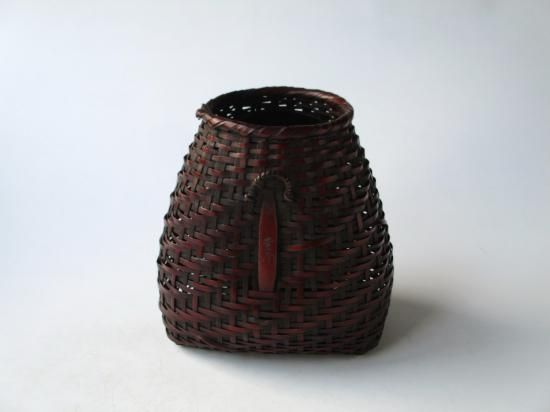 魚籠花入 (紙箱)岩尾豊南 - 茶道具販売 栗林園