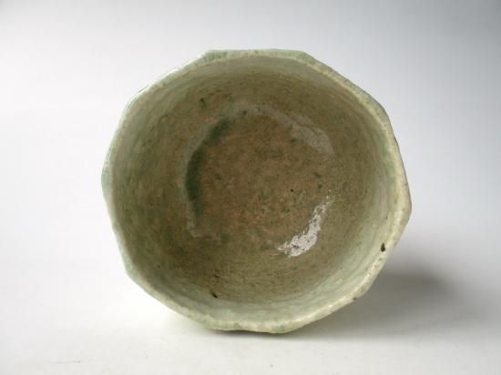 信楽焼 面取茶碗 (共箱)保庭楽入 - 茶道具販売 栗林園 信楽焼 面取茶碗 (共箱)保庭楽入 - 茶道具販売 栗林園