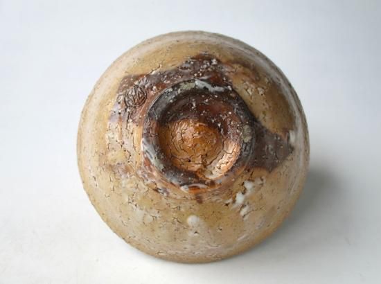 萩焼 平茶碗 (共箱)岡田裕 - 茶道具販売 栗林園