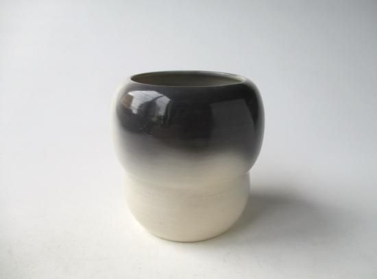 八八八】白井半七 色絵 菖蒲文 蓋置 ◇無地桐箱付 茶道具 【e