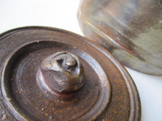 備前焼 耳付水指 (共箱)伊勢崎満 - 茶道具販売 栗林園