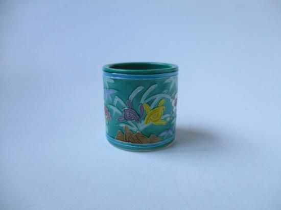 青交趾 四君子皆具 (共箱)川瀬白鳳 - 茶道具販売 栗林園