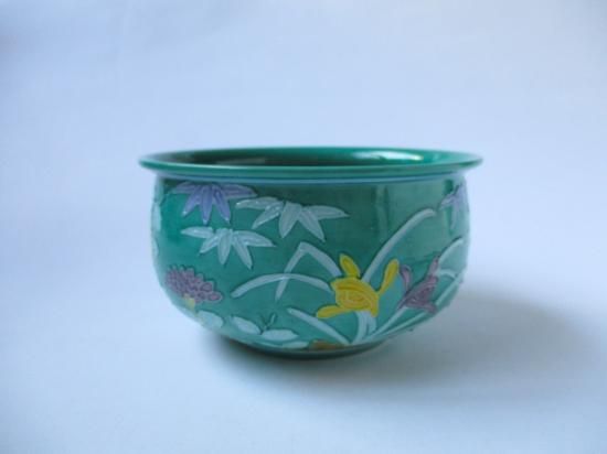 青交趾 四君子皆具 (共箱)川瀬白鳳 - 茶道具販売 栗林園