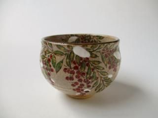 江戸時代末期～明治時代初期 古瀬戸 飴釉 茶碗 小服茶碗 旅茶碗