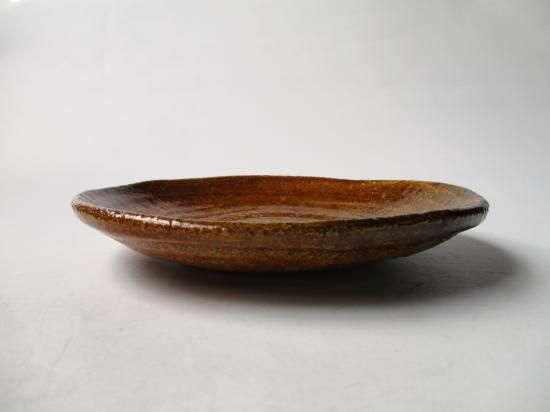 飴釉 菓子皿 (紙箱)四代 中村道年(道年尼) - 茶道具販売 栗林園