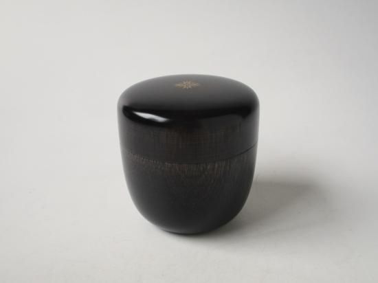 溜塗 糸蜻蛉蒔絵中棗 (紙箱)東雲 - 茶道具販売 栗林園