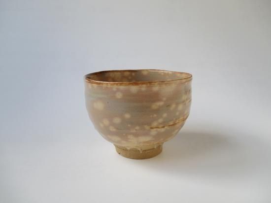 朝日焼 鹿背茶碗 (共箱)14代 松林豊斎 - 茶道具販売 栗林園