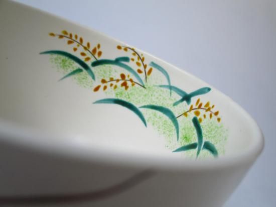 加藤永山　色絵茶碗　枝垂桜　茶道具 加藤永山 色絵茶碗 枝垂桜 茶道具 工芸品