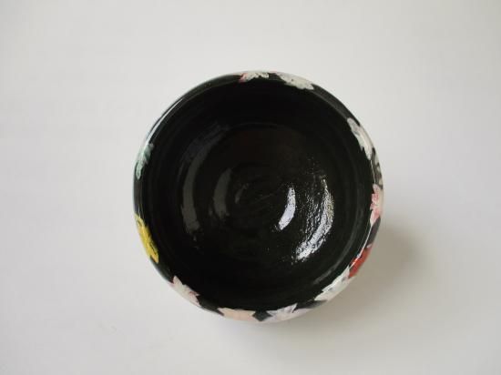 彩紅葉茶碗 (共箱)吉村楽入 - 茶道具販売 栗林園