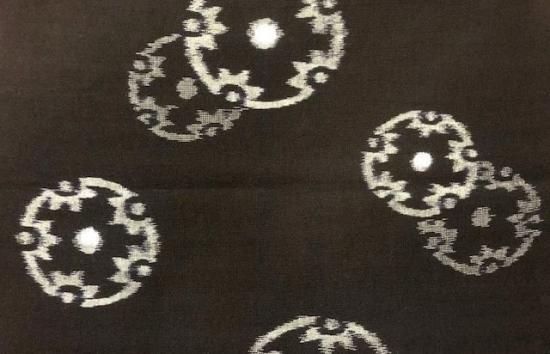 久留米絣 華雪輪 吉祥文様 1m 久留米かすりの野村織物 久留米絣 華雪輪 吉祥文様 1m 久留米かすりの野村織物