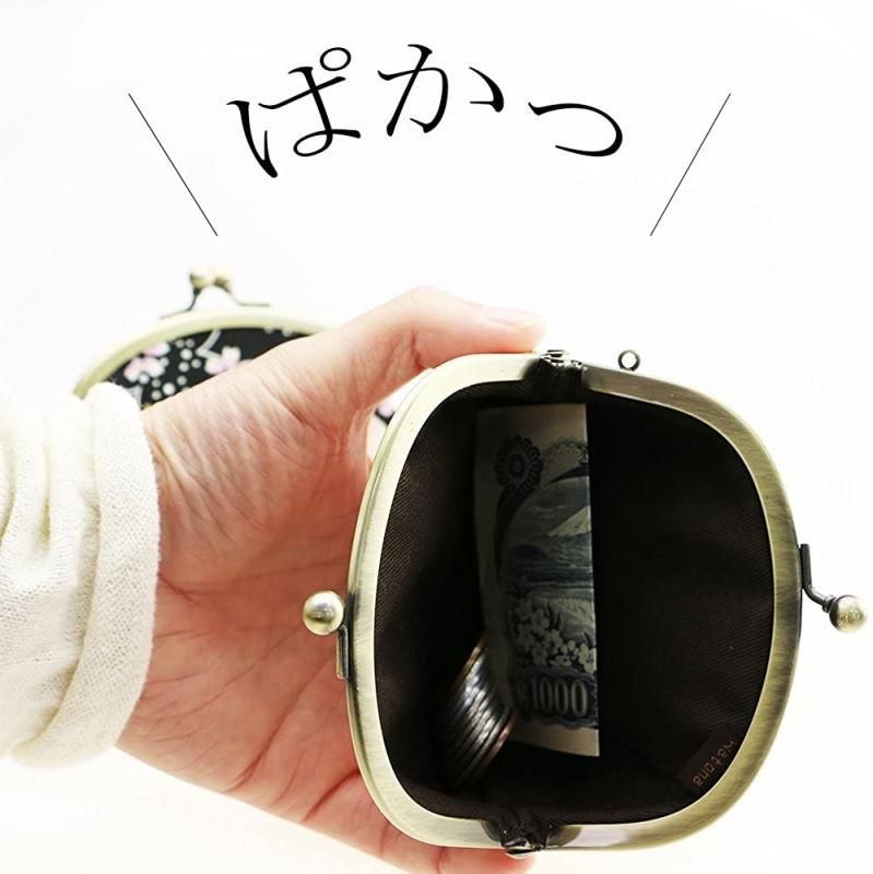ななごん がま口お財布 nafka がま口 財布 レディース 本革 日本製 レディース財布 大