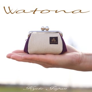 小銭入れ - watona.shop 京都の職人手作り がま口ポーチ watona