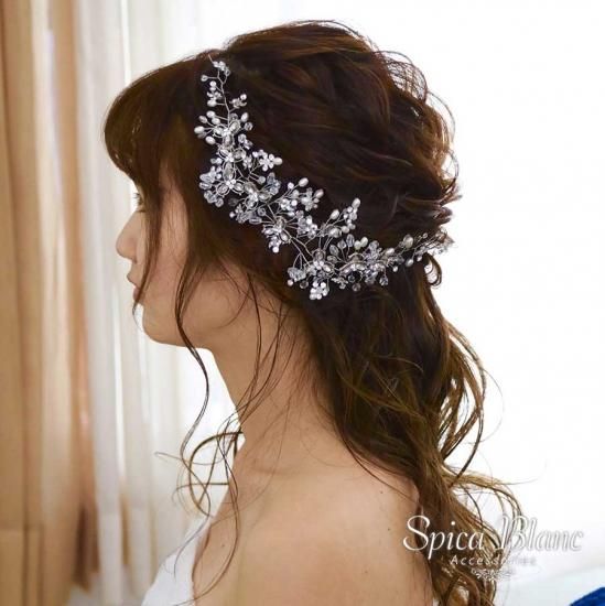 れちちさまエリザベスバウアー* ヘッドドレス Wisteria Headbandシルバーサイズ