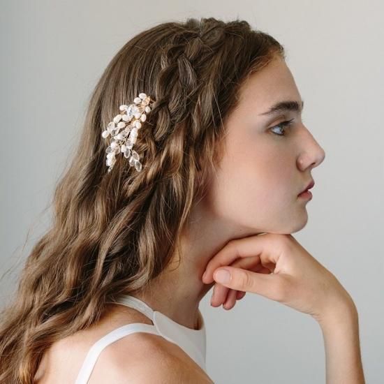 Deirdre 淡水パール ビジューヘッドドレス インポート ブライダル ヘッドドレス スピカブラン アクセサリー Deirdre 淡水パール ビジューヘッドドレス インポート ブライダル ヘッドドレス スピカブラン アクセサリー