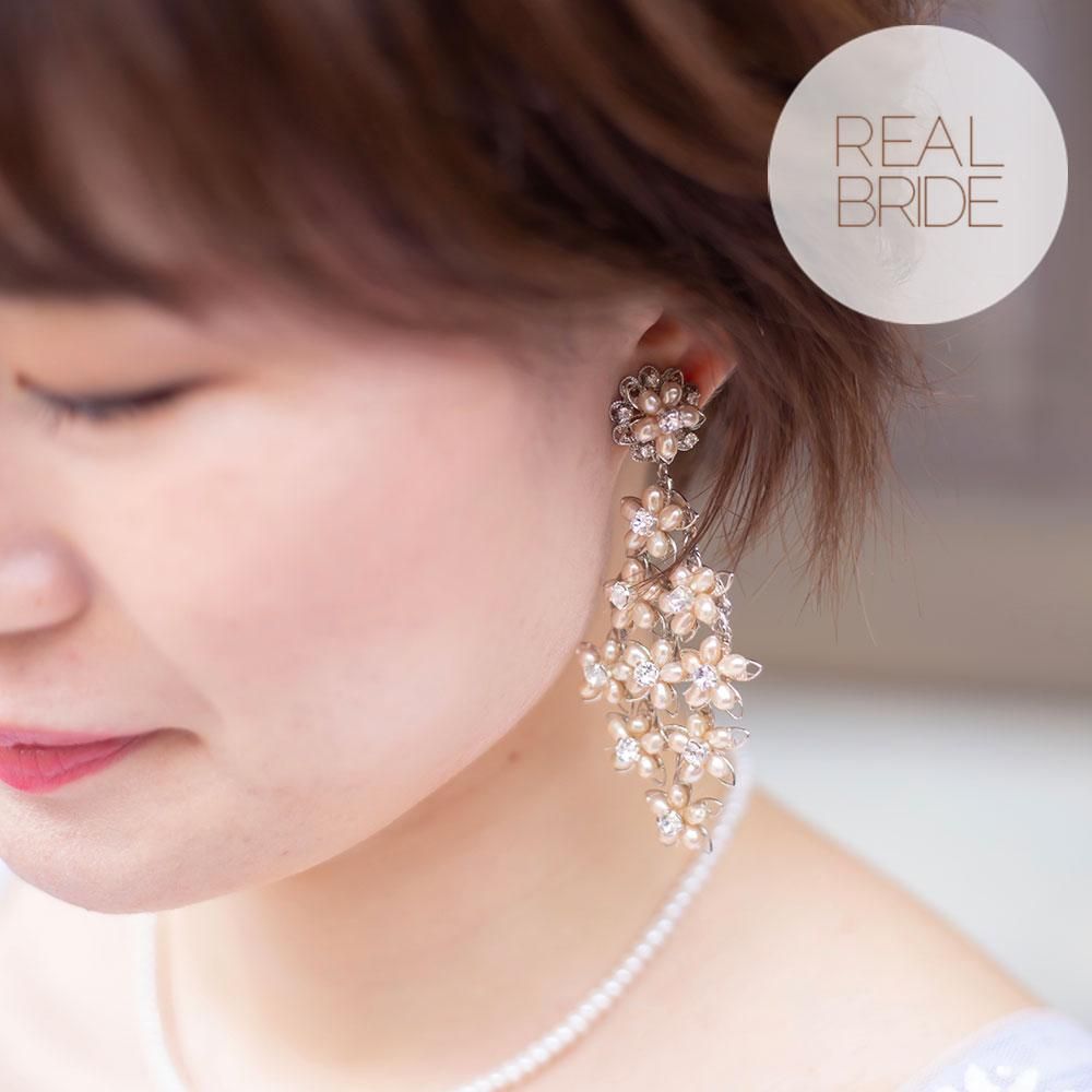 Blush Cascadeイヤリング|エリザベスバウアー|インポート Blush Cascadeイヤリング|エリザベスバウアー|インポート