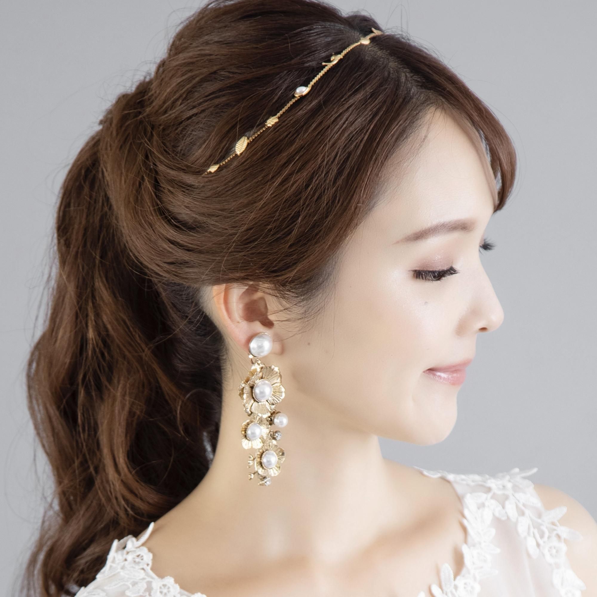 【Monica Delicate Hair Chain】デリケートヘアチェーン【Avigail Adam】｜インポート ブライダル ヘッドドレス  ｜【スピカブラン アクセサリー】