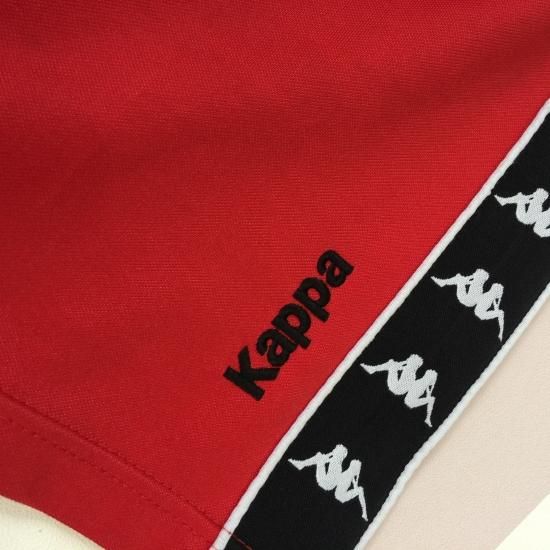Kappa - Kappa 赤 ピンク ハーフパンツ サイドロゴ刺繍の通販 by