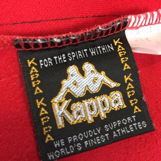 Kappa ハーフパンツ サイドロゴライン 赤(レッド) - 古着屋