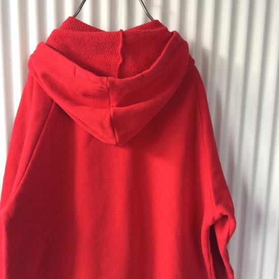 adidas ヴィンテージジップパーカー トレフォイル 赤-古着屋マッシュ adidas ヴィンテージジップパーカー トレフォイル 赤-古着屋マッシュ