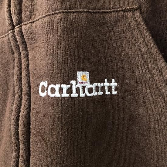 Carhartt BIGジップパーカー/ブラウン- 古着屋マッシュ