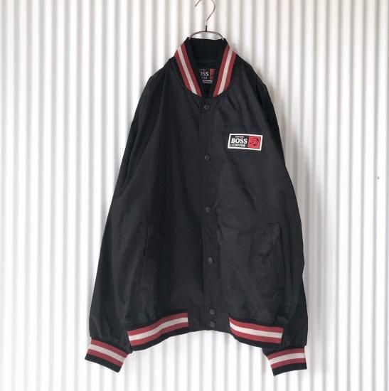 SUNTORY COFFEE BOSS ナイロンスタジャン 90s ビンテージ Vintage 90s Suntory Coffee Boss Reversible Varsity Jacket