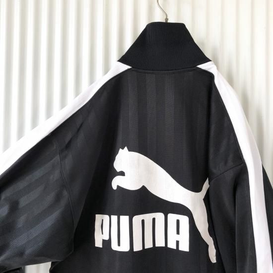 再入荷】PUMAトラックジャケット /黒×白- 古着屋マッシュ