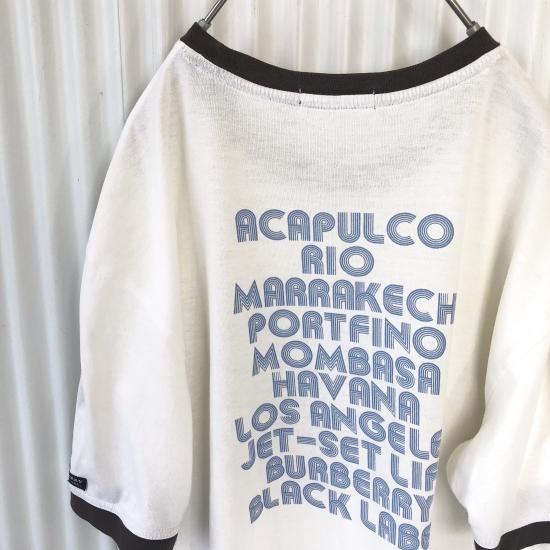 BURBERRY BLACK LABEL /SUPER SONIC JET-SET Tシャツ -古着屋マッシュ