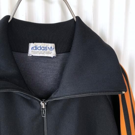 adidas ヴィンテージトラックジャケット/オレンジ3ライン adidas ヴィンテージトラックジャケット/オレンジ3ライン