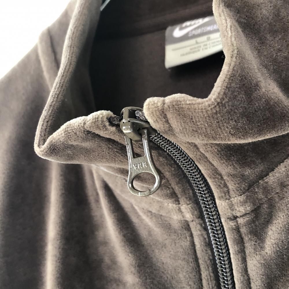 NIKE 切り替えデザインベロアジャージ-古着屋マッシュ