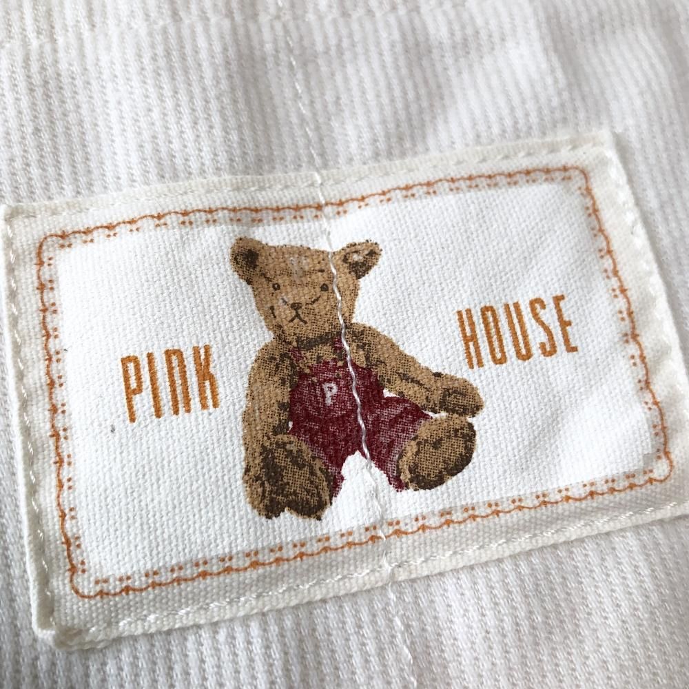 PINK HOUSE ペアくま刺繍ジャンパースカート- 古着屋マッシュ